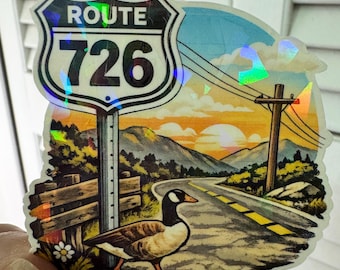 Goose 726 Holographic Sticker | Jam Band Music Festival Decal