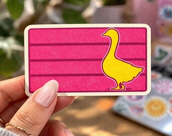 Goose Band Sticker | Jam Band Music Festival Decal | Waterproof Vinyl | Laptop Water Bottle Car Sticker