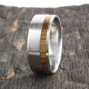Whiskey Barrel Ring, Men&#39;s Bourbon Barrel Ring, Men&#39;s Wedding Bands, Mens Wedding Ring, Men&#39;s Rings Wood, Wedding Ring Whiskey Barrel, Ring