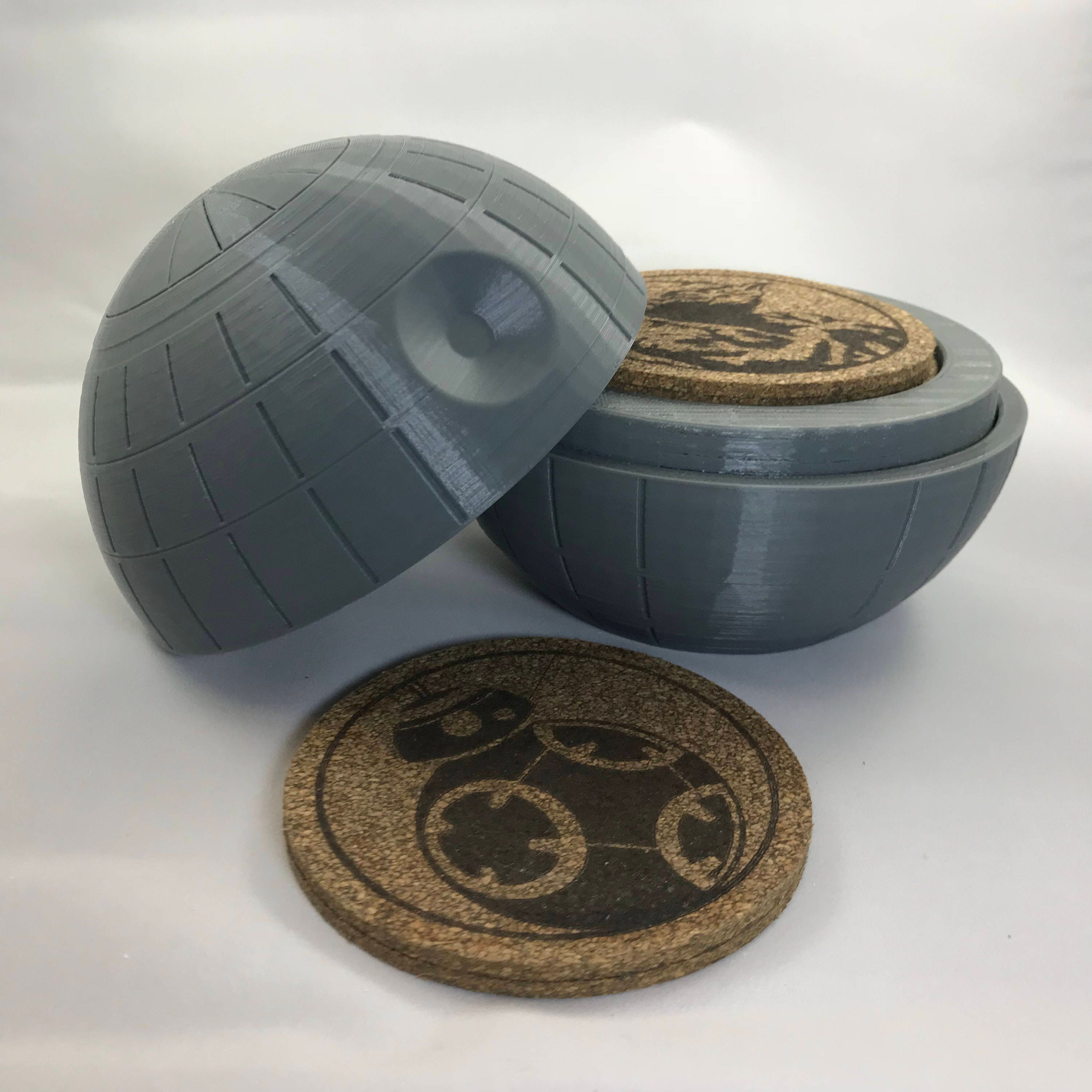 Star Wars? Death Star Auto Cup Holder Coasters 2 ct Carded Pack