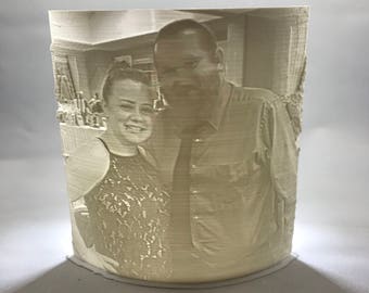 Curved Lithophane Panel