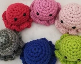 Octopus Baby Catnip Toy, Handmade Organic Nip Cat Toy