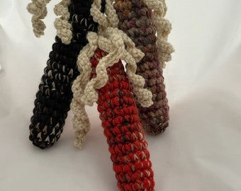 Corn Kicker Catnip Toys, Kitten Stocking Stuffers, Squiggly Husks | Katzengeschenk