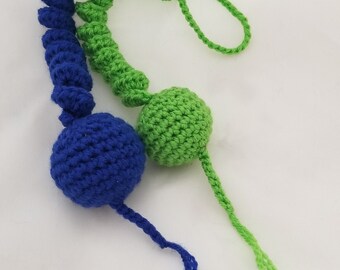 Catnip Ball Cat Toy, Handmade Door Knob Hanger