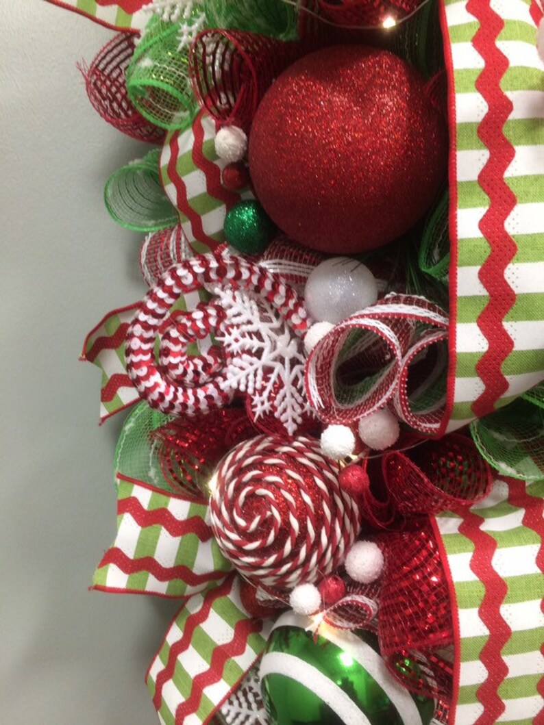 Christmas swag free shipping red and green Christmas holiday front door