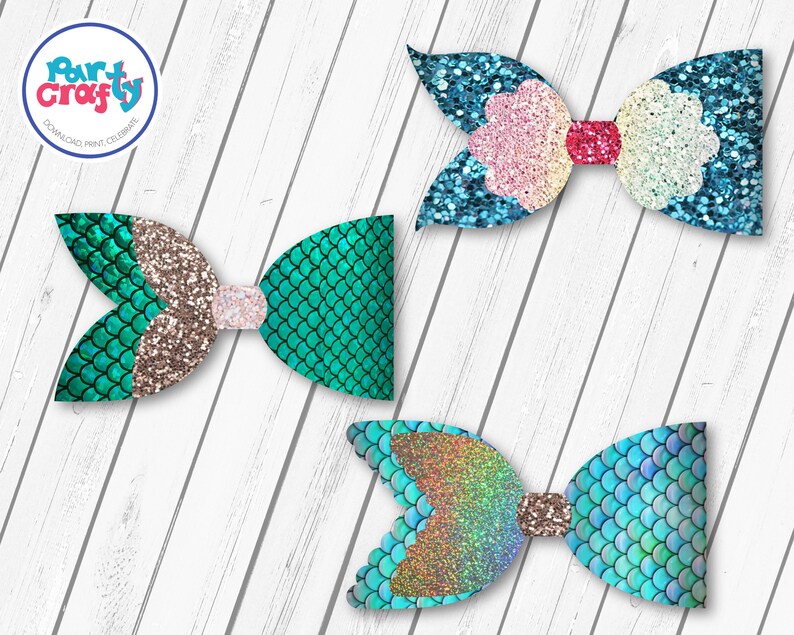 Download Mermaid Digital Hair Bow Template Mermaid Bow Cricut Svg Svg Files Faux Leather Bow Template Mermaid Bow Template Svg Mermaid Hair Bow Kits How To Hat Making Hair Crafts