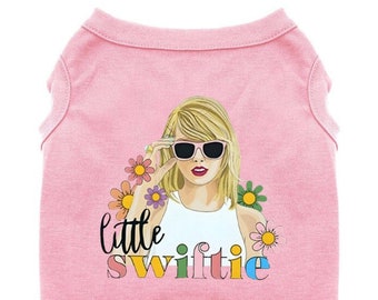 Cute Swiftie Dog Shirt Taylor Eras Tour Outfit Little Swiftie Pet Clothes Taylor Swiftie Shirt Taylor Fan Gift Gift For Pets Dog Clothes