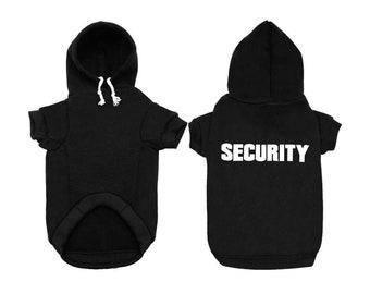 Security Dog Hoodie Dog Sweater Dog Clothes Dog Sweatshirt for Dogs Dog Hoodie dog Sweater for Large Dogs Pet Clothing Dog Apparel Clothing