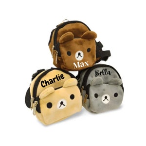 Dog Backpack Personalized Custom Bear Harness