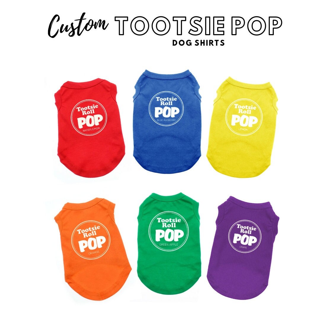 Tootsie Roll Dog Costume Dog Shirt Candy Matching Costume Etsy