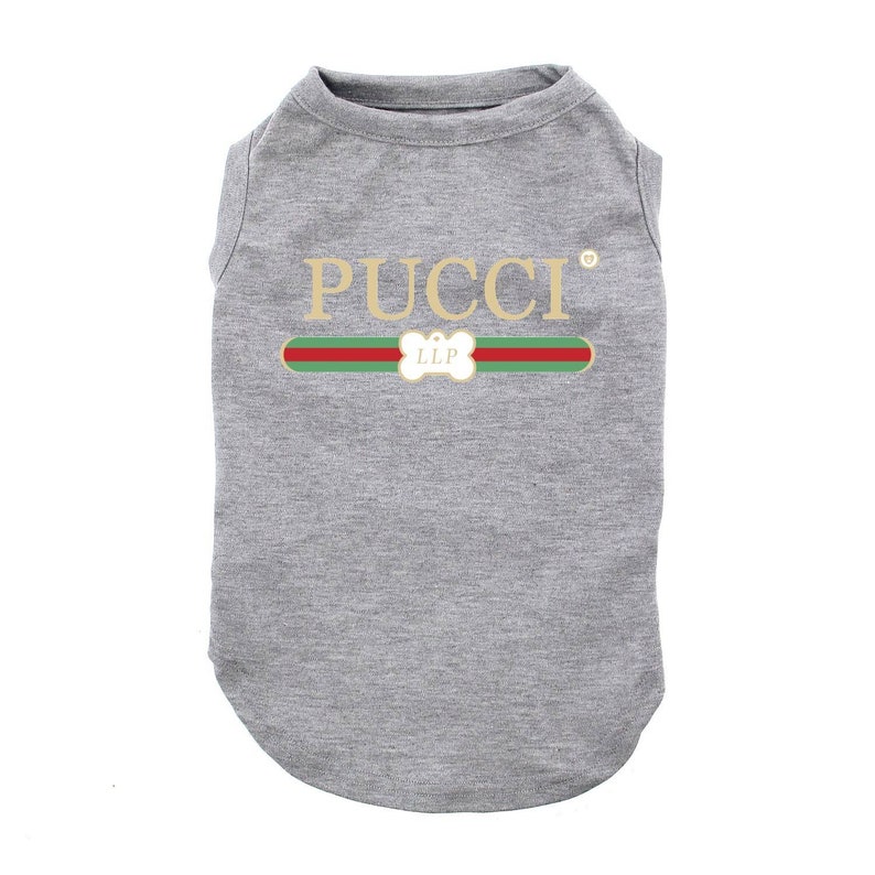 Designer Dog Shirt PUCCI Dog Tee Dog Tshirt Pet Clothing Etsy