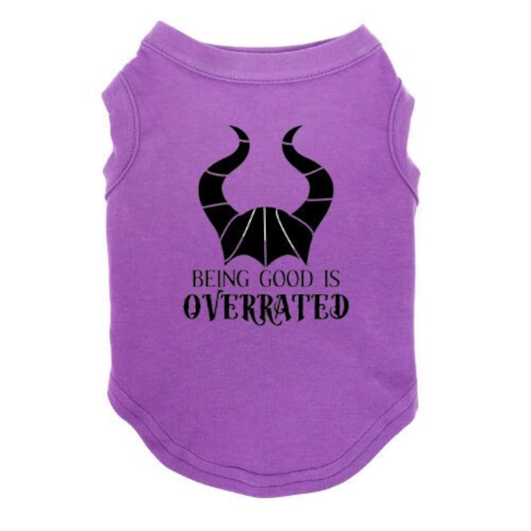 Disney Costumes for Dogs Maleficent Dog Costume Disney Dog Shirts Being Good is Overrated Dog