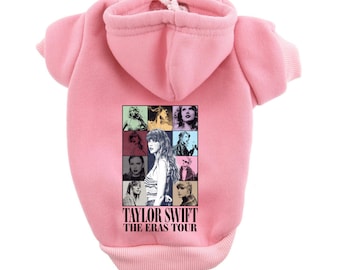 Sweat à capuche pour chien Swiftie Eras Tour Concert Sweat-shirt cadeau pour chien Taylor Sweat-shirt pour amateur d'animaux de compagnie Musique Pop Star populaire à la mode