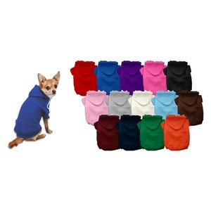 Dog Sweater Dog Hoodie Dog Sweaters for Small to Large Dogs Dog Sweatshirt Dog Clothes Small Dog Sweater Hoodie for Dog Blank Dog Hoodie