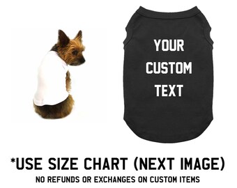 custom print dog clothes