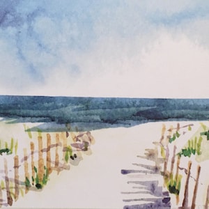 Beach - Prints and Cards - Delancey Place Beach Path, Ocean City, New Jersey