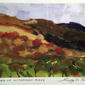 Late Fall - Kittatinny Ridge View Study in Rust
