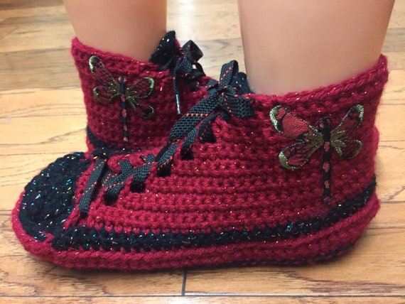 crochet tennis shoes