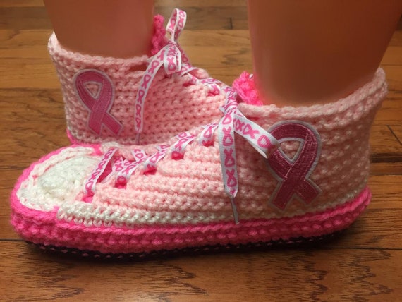 crochet sneaker slippers