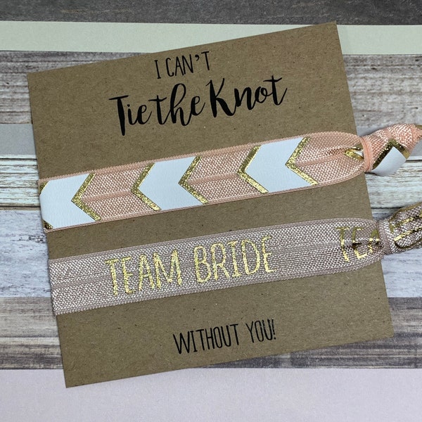 Je ne peux pas me passer de vous - Lien pour cheveux / Cadeau pour une mariée