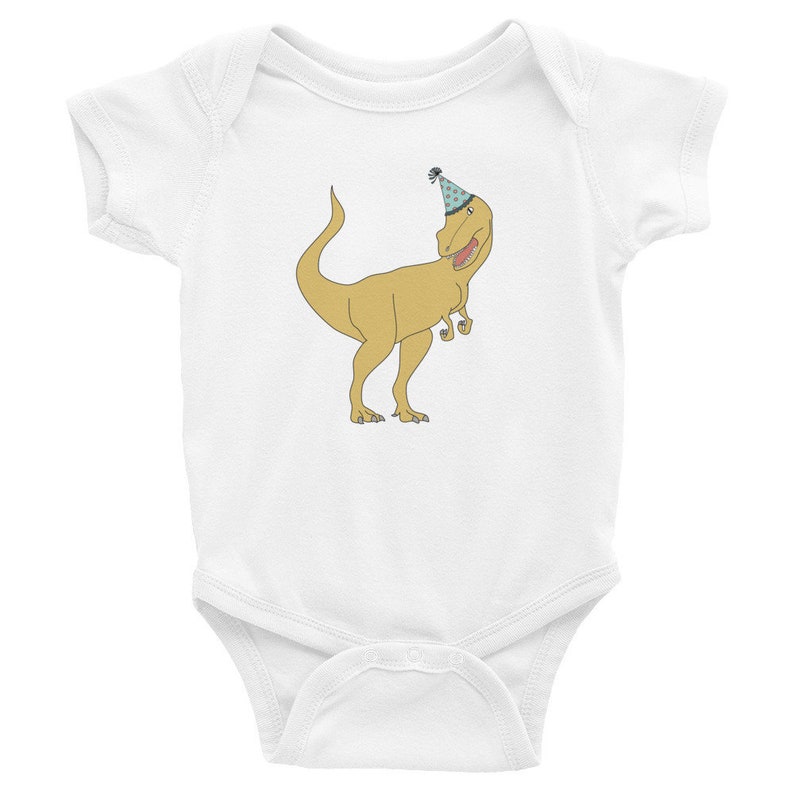 T Rex Baby Onesie T Rex Dinosaur Infant Bodysuit Dinosaur Etsy