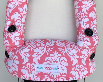 Ergobaby Omni 360 Teething Bib and Pads: Petal Damask Floral Pink