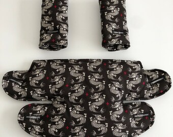 Ninja Dragons Ergobaby 360 Omni Drool Bib and Pads Set