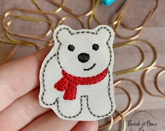 Polar Bear Badge Reel, Badge Reel Nurse, Badge Reel Cute, Badge Reel Animal, Badge Reel Vet Tech, Cute Badge Reel, ID Holder Polar Bear