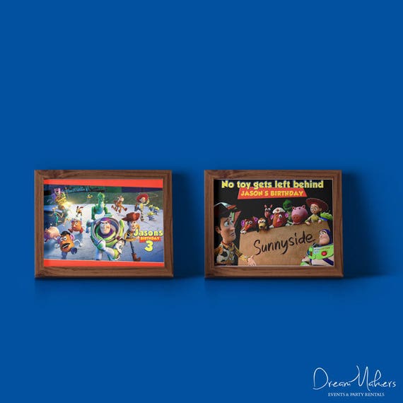 Toy Story Party Table Art Number 1 - 5" x 7" Il_570xn