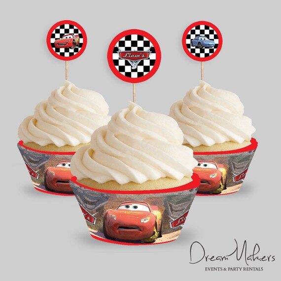 Cars Party Cupcake Toppers Il_570xn
