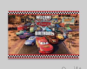 disney cars numbers etsy