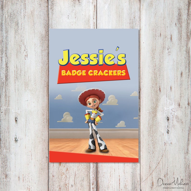 Toy Story Party Food Signs 4 X 6 10 Assorted Etsy