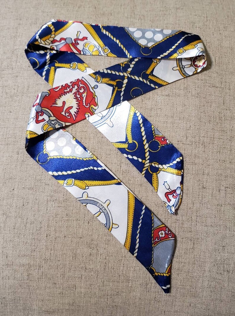 1 Twilly Desinger Inspired Scarf Handbag Wrap Bandana Hairwrap Neckerchief