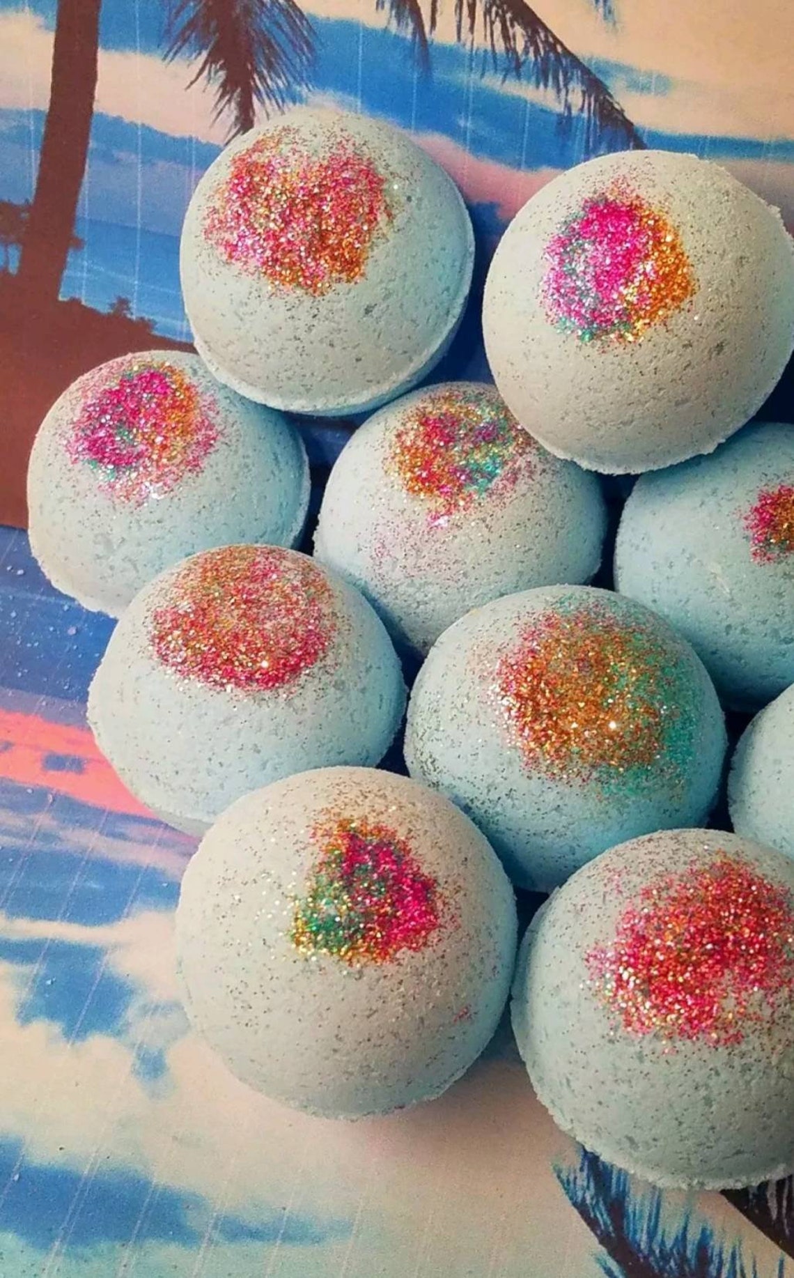 BUBBLING HAWAIIAN BLAST float & spin bath bombs lot of 12 Etsy