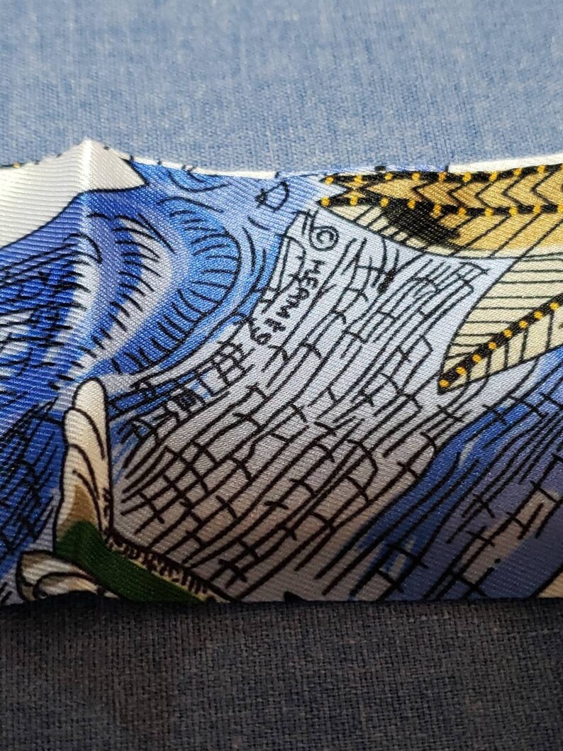 1 Twilly H Inspired Tree of Song Scarf Handbag Bandana Hairwrap Neckerchief