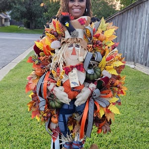 Fall Scarecrow Wreath