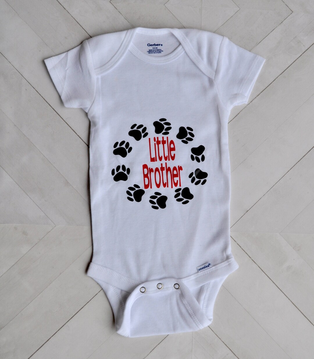 Paw Print Onesie/toddler Shirt Etsy