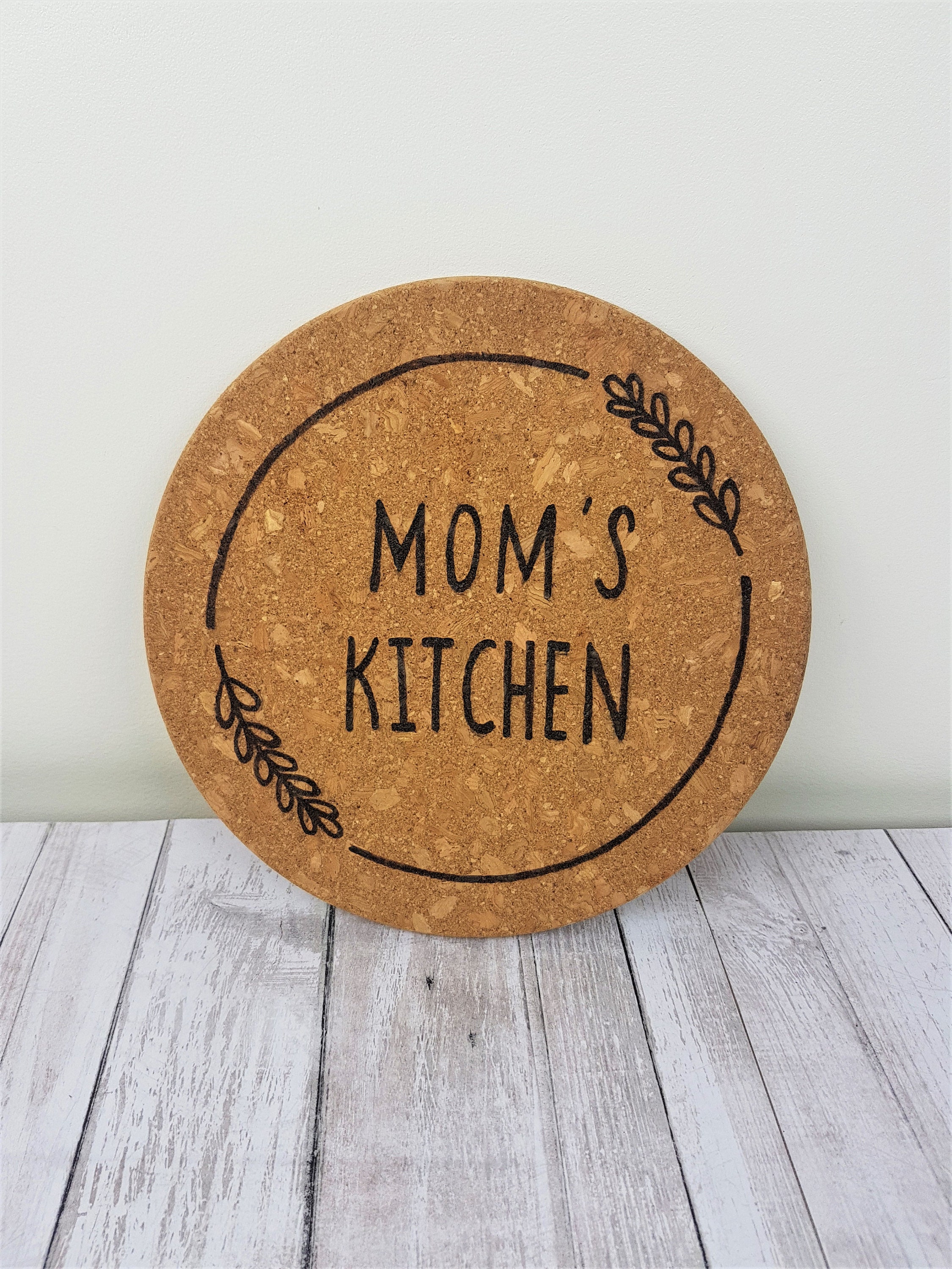 Hot Plate Holder Cork Trivet Funny Kitchen Decor Pot Etsy Canada