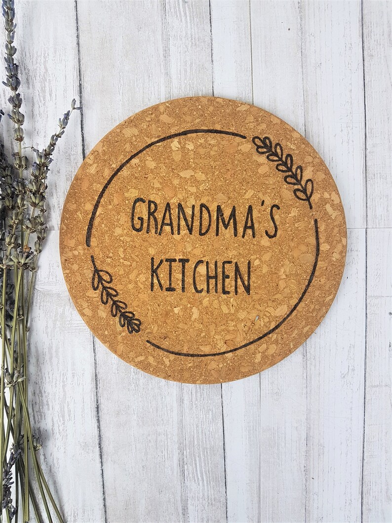 Hot Plate Holder Cork Trivet Funny Kitchen Decor Pot Etsy Canada