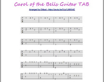 Carol Of The Bells Etsy