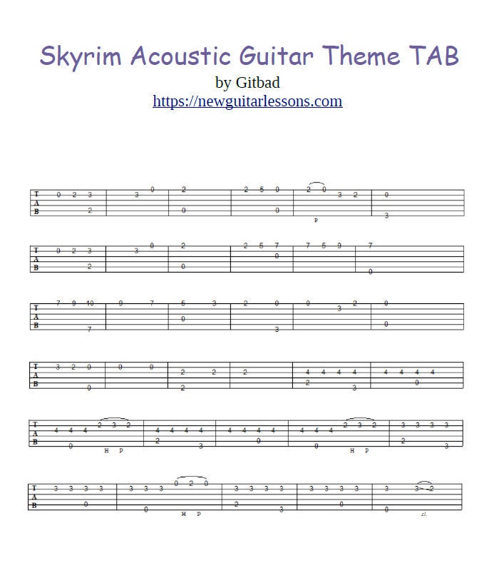 Partition Guitare Tablatures Volume 1 Spécial guitare tablatures 