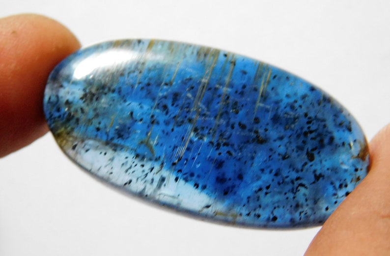 82.05 Cts Natural Kyanite Cabochon Loose Gemstone 41.8X21X7mm 34