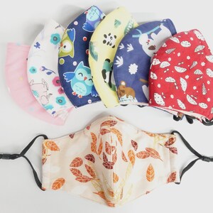 Interlocking Waves Cotton Face Mask W Filter Pocket Fixed Etsy