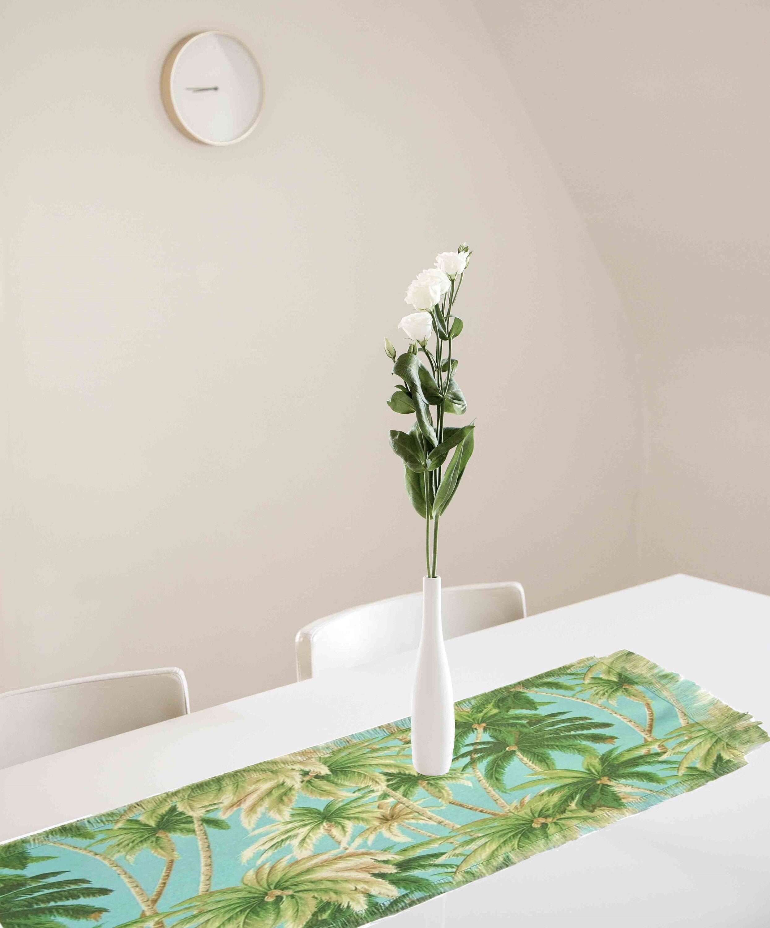 Palm tree table runner outdoor table runner Tommy Bahama Etsy