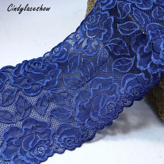 navy blue elastic laces