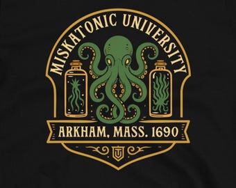 Miskatonic University Research Department Shirt, Cthulhu T-Shirt, Cosmic Horror, Tabletop RPG, S-3XL