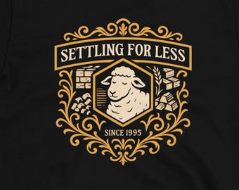 Conformándose con menos desde 1995, camiseta divertida de Catán, camiseta de juegos de mesa, camiseta divertida para una noche de juegos, tallas S-3XL