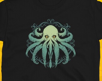 Cthulhu Shirt, Lovecraftian Horror T-Shirt, Cosmic Horror, Eldritch Horror, Mythology, Worldbuilding Shirt, For Him, For Her