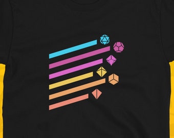 Cyberpunk Dice Set Dungeons and Dragons Shirt - DnD Tee - D&D T-Shirt - Nerdy Tabletop RPG Gaming Gift Idea - Gift for DM