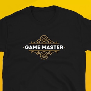 Game Master  Shirt Dungeons & Dragons T-shirt GM Tshirt Gift Dungeons and Dragons Shirt DnD Tee DM Gift Idea for Men for Women